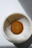 Brown sugar and cinnamon barley biscuits with honey